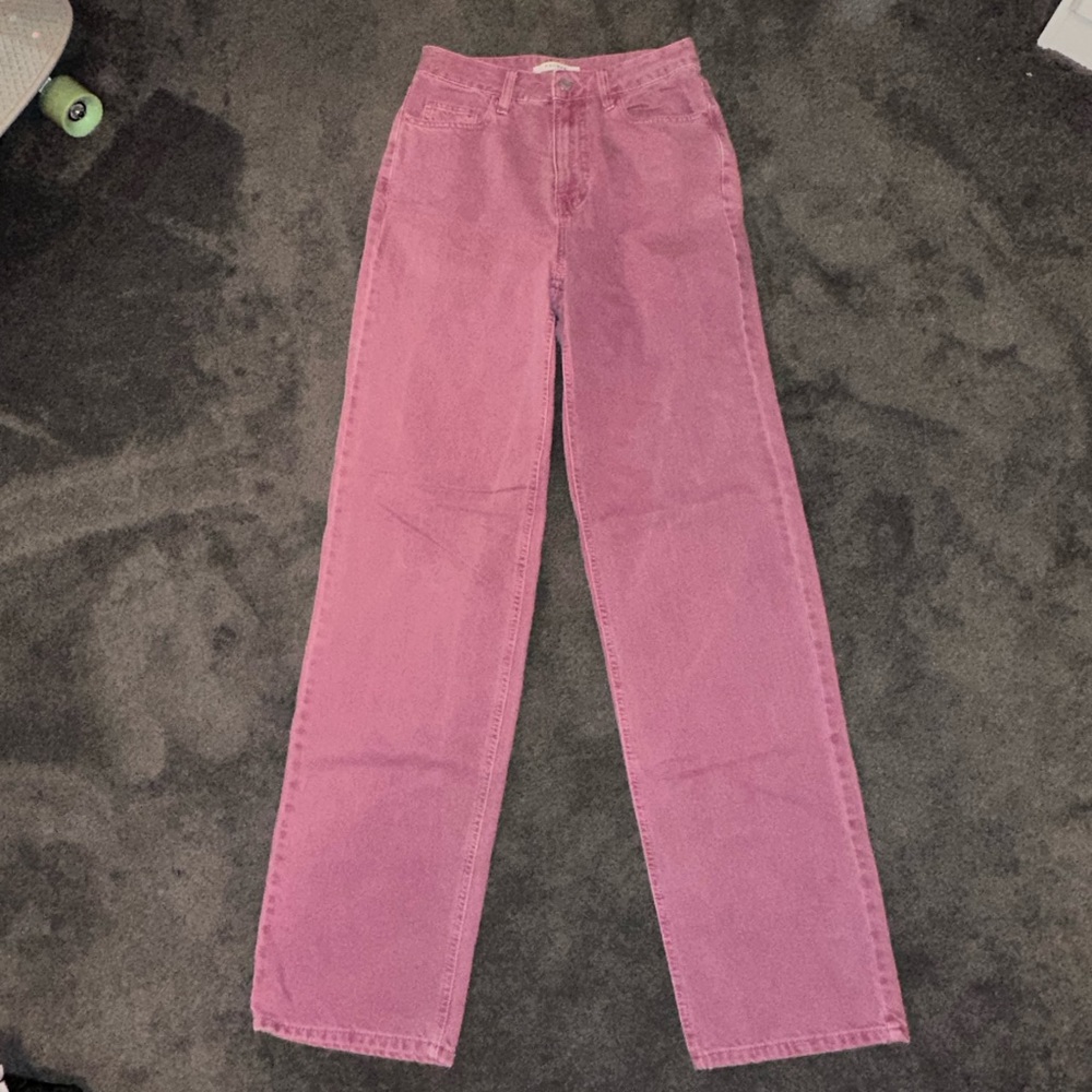 Pink High Rise Jeans from Pacsun
